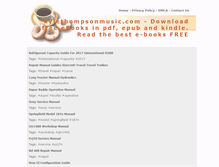 Tablet Screenshot of kylethompsonmusic.com